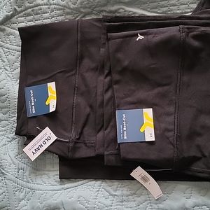 2 PAIRS NWT Black Old Navy Extra-High Rise Slim Boot-Cut Yoga Pants 2x